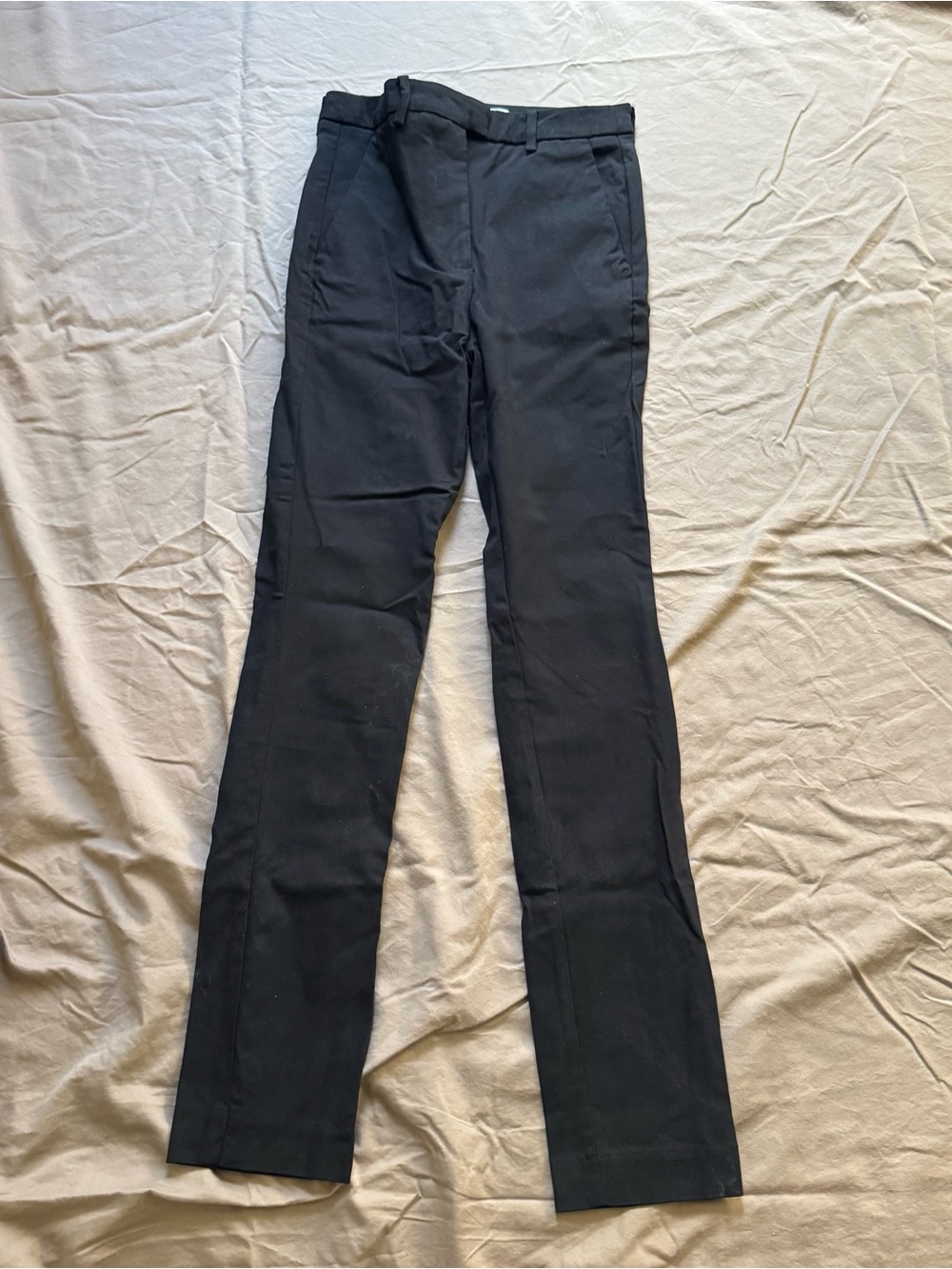 Mango Black High-Rise Tailored Pants